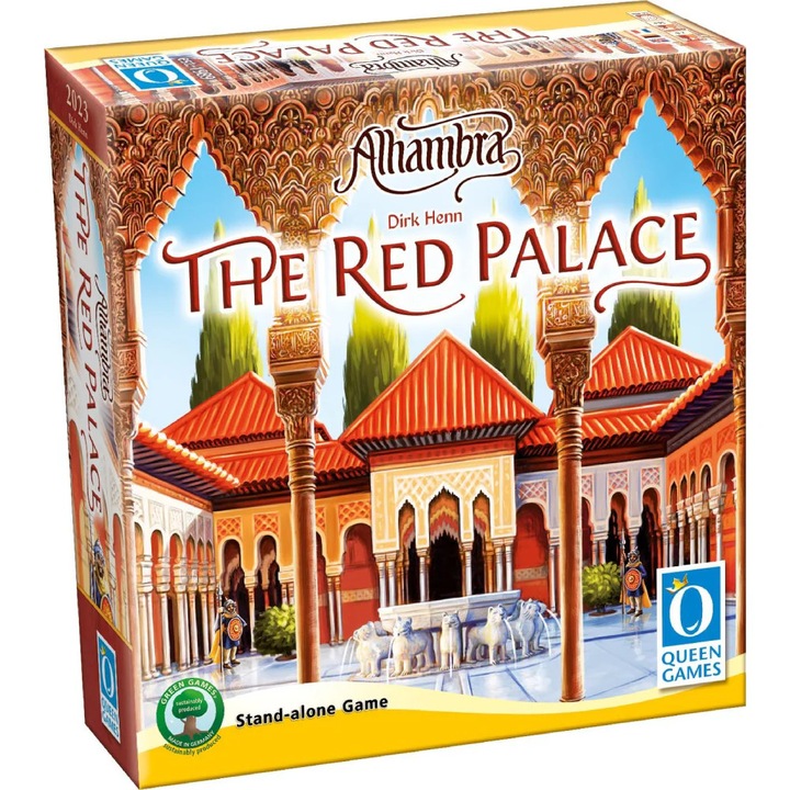 Joc de societate, Queen Games, Alhambra, Palatul Roșu, constructor strategic, 3D