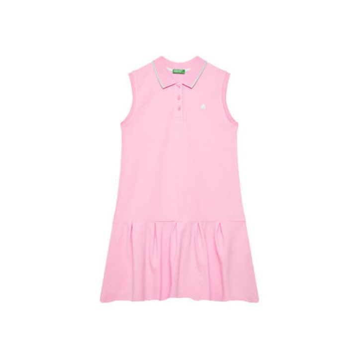 Rochie pentru fete, United Colors of Benetton, roz, bumbac, 14-15 ani, 168 cm