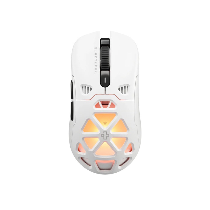 Mouse QwertyKey QKM1 Alb Wireless Bluetooth Charging Dock