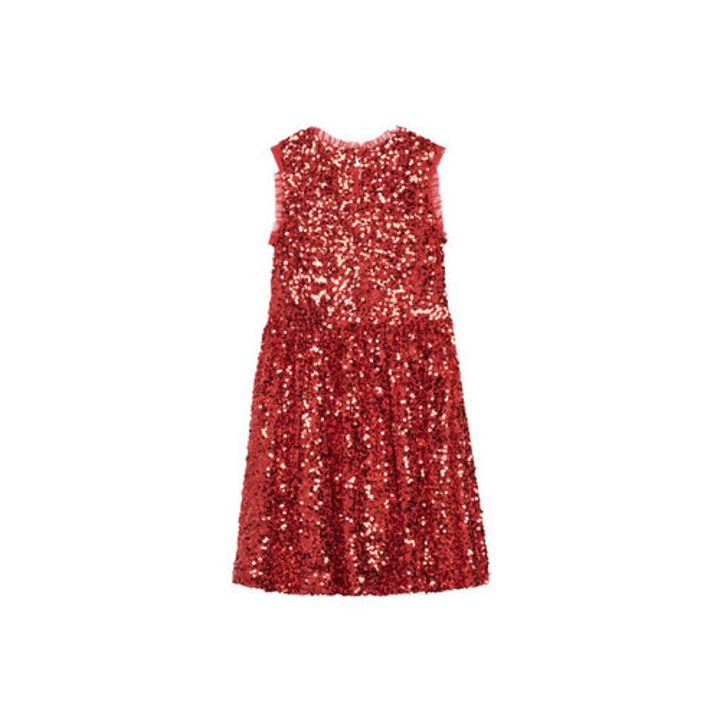 United Colors Of Benetton lányka ruha, 48U9CV02Y, poliészter/elasztán, 140 CM, piros, Piros