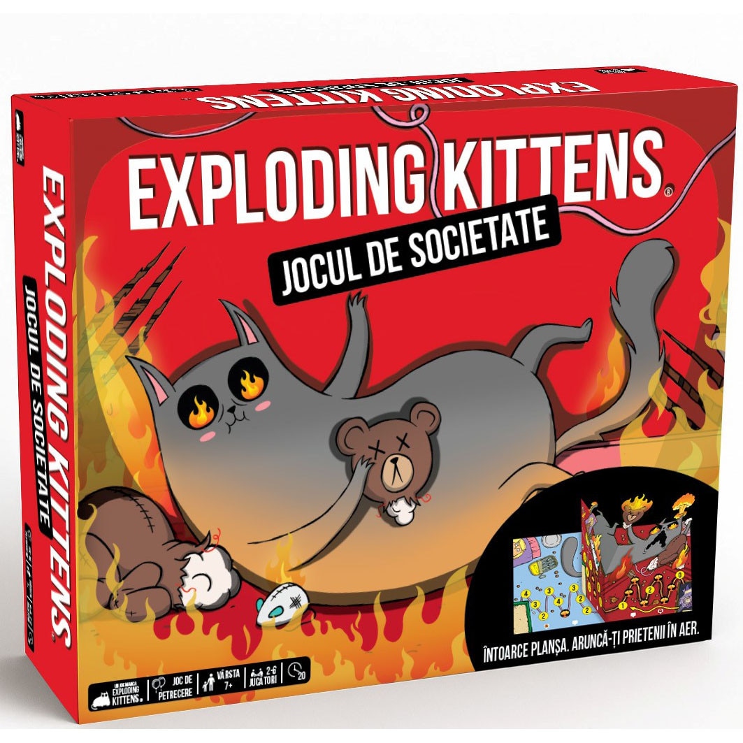 Joc Exploding Kittens, lb. romana - eMAG.ro