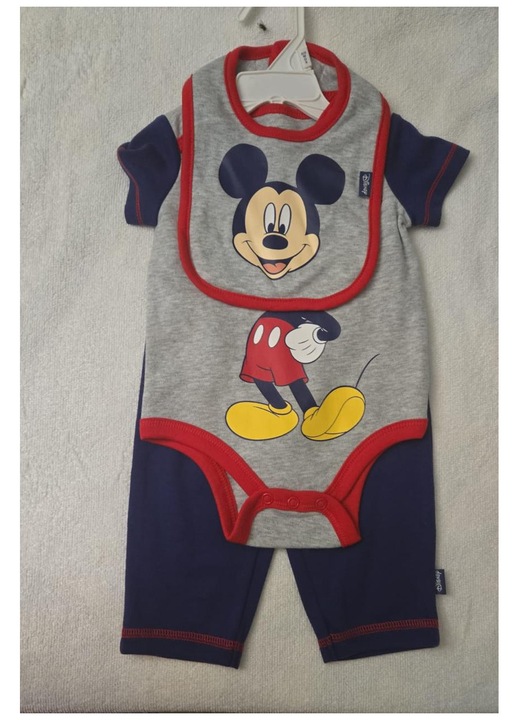 3 darabos szett, Disney, sötétkék, 0-3 hónapos, 56-64 cm