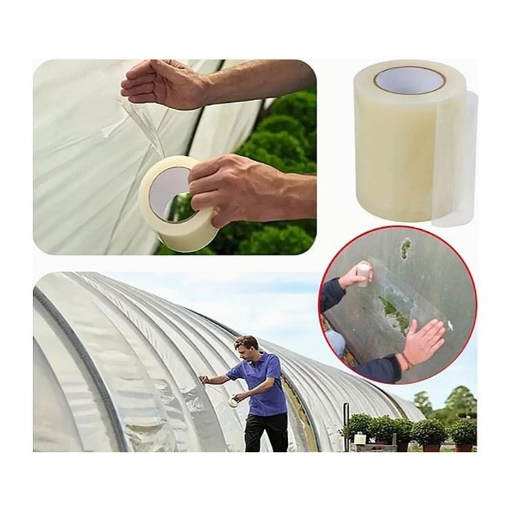 Banda reparare folie sera Beast, 100mmx10m, transparenta