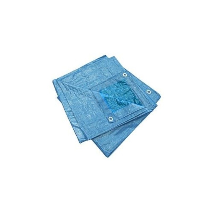 Plandeka waterproof Beast 8x12m, albastra, rezistenta la mucegai, usor de curatat