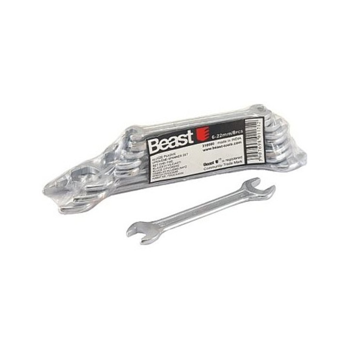 Set chei plate Beast 6-22 mm, 8 piese