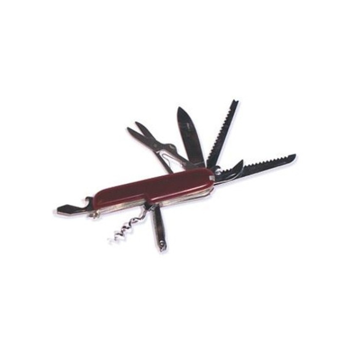 Briceag multifunctional Beast, 11 functii, otel inoxidabil, 90mm