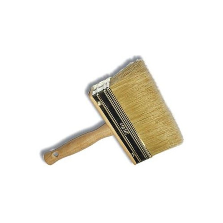 Paducel tapetare 140x40mm, Beast, 5cm lungime par, lemn deschis, metalic