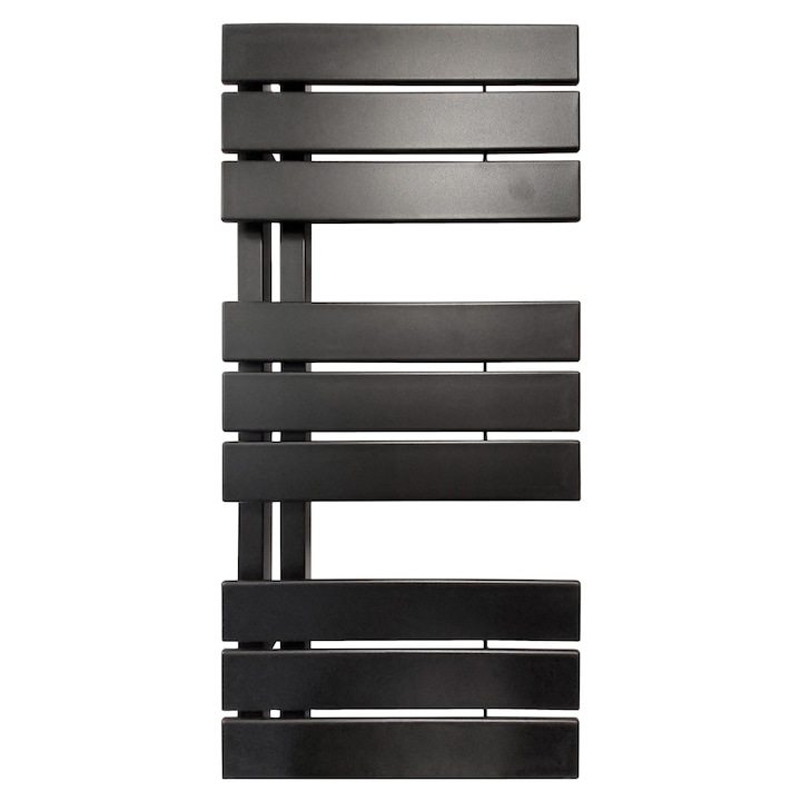 Calorifer baie Luxrad Nobile 1110x500mm, 446W, negru mat, montaj simplu