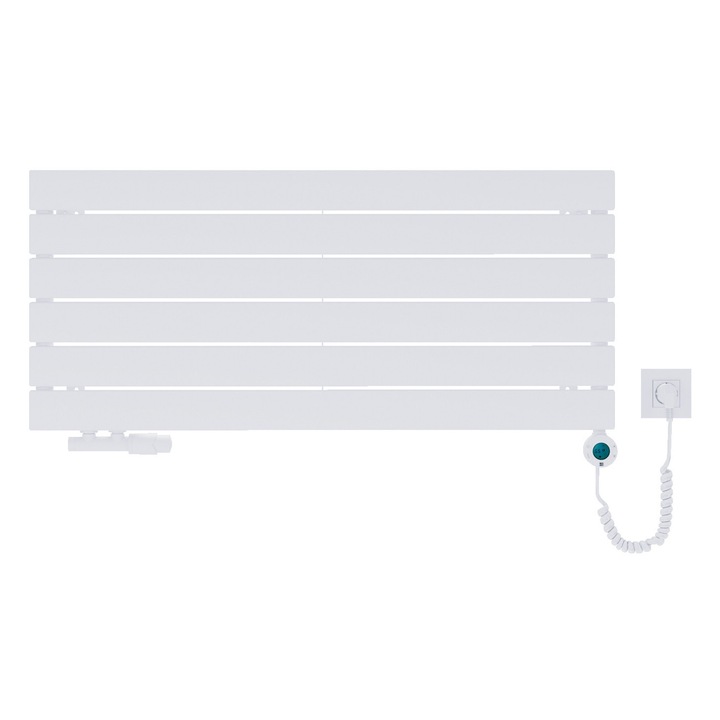 Calorifer Luxrad, dublu orizontal 445x1000mm alb 600W