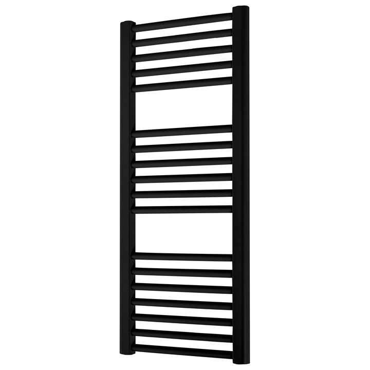 Calorifer, Luxrad, BASIC G, 922x400mm, 356W, negru mat, montaj cu suporturi inclus