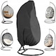 Husa pentru balansoar tip cuib, Zola, inchidere fermoar si snur de siguranta, impermeabila, material Oxford 210D, 190 x 115 cm, neagra