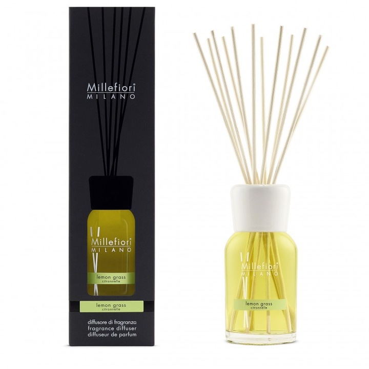 Odorizant camera, Millefiori Milano, LEMON GRASS, 500ml, 9x36cm