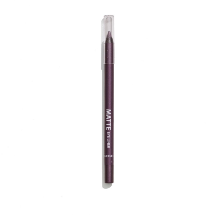 Молив за очи Gosh MATTE Eye Liner 016 True Violet, 1,2 г, водоустойчив, мат