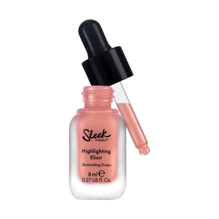 Илюминатор Sleek MakeUP Highlighting Elixir She Got It Glow Pink, 8мл, с масло от жожоба, витамин Е