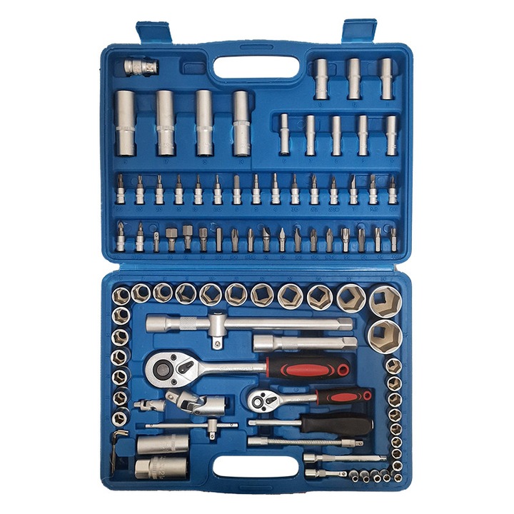 Trusa de scule profesionala multifunctionala, 94 piese, chrome-vanadium