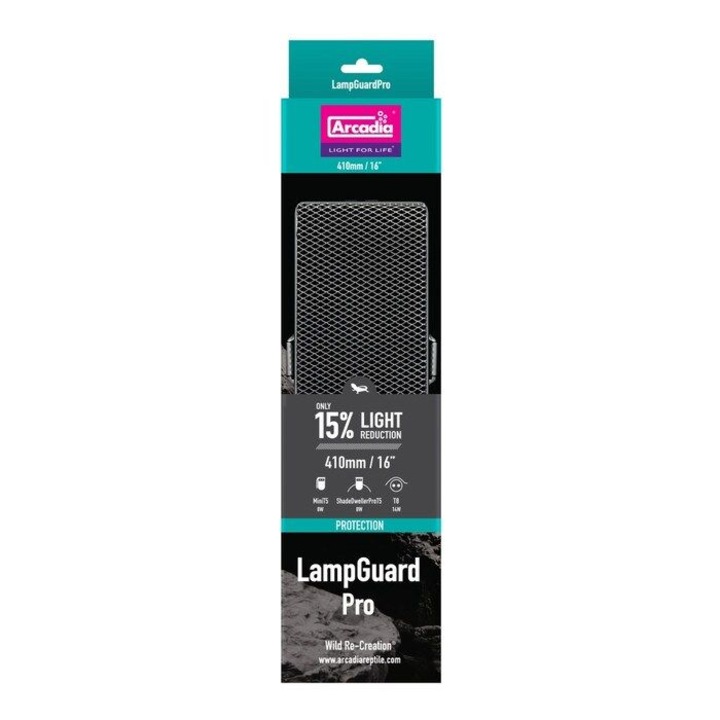 Lámpavédő rács, Arcadia Reptile Lamp Guard Pro, hüllő terrárium lámpavédő, 41 cm