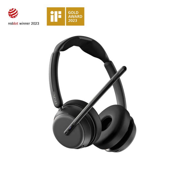 Casti wireless Poly Voyager Surround 80 UC, Bluetooth, negru, USB-C/USB-A