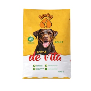 Hrana uscata pentru caini Barky Adulti cu vita 10 Kg