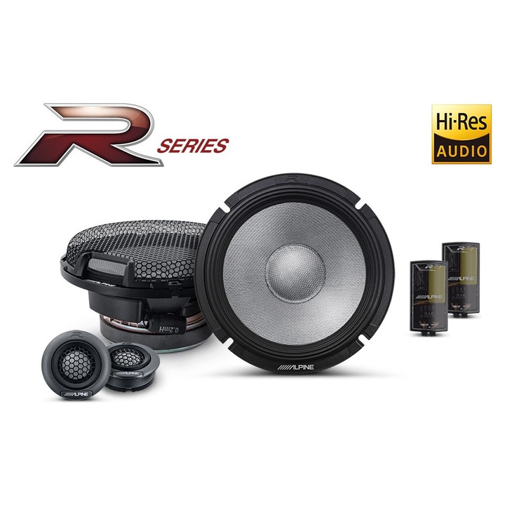 Комплект автомобилни високоговорители Alpine R2-S65C, 16.5 см, 100 W