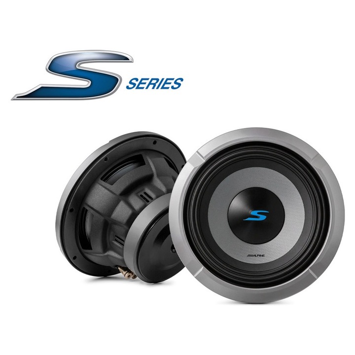 Difuzor subwoofer auto Alpine S2-W8D2, 20 cm, 900W RMS, 2 ohmi