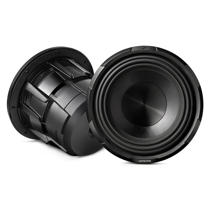 Alpine X-W10D4 автомобилен субуфер, 25 см, 2700 W