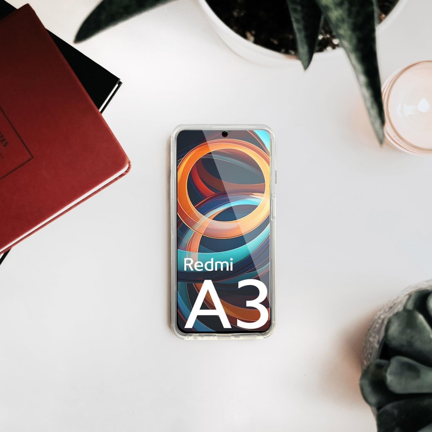 Husa 360 compatibila cu Xiaomi Redmi A3 - V2 Transparent fata si spate