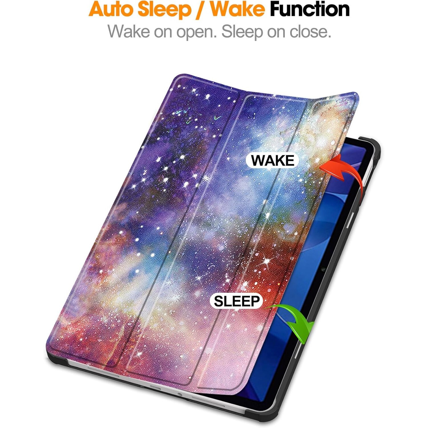 Husa pentru Xiaomi Redmi Pad 2 tip stand functie sleep/wake-up protectie 360 - Galaxy