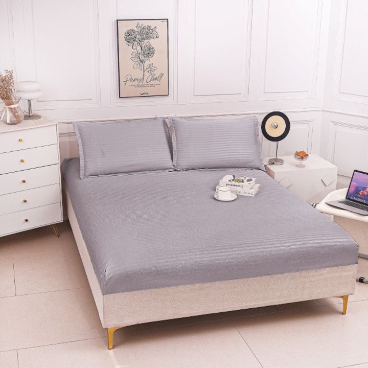 Ágyneműhuzat, Gumis lepedő gumival + 2 párnahuzat, 180/200, Casa de Vis, HPP-10