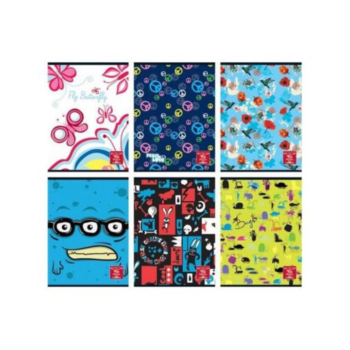 Caiet A4 48 file Matematica Coperta Policromie