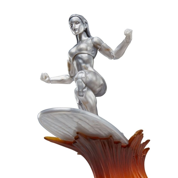 Csuklós figura Silver Surfer Marvel Legends A Fantasztikus Négyes: Első lépések 15 cm