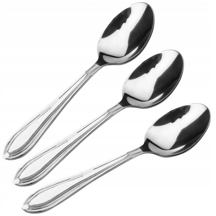 Set De 3 Linguri, Orion, Conic, 4.5 x 20.5, Lingurite Pentru Cina, Otel, Pentru Mancat Supa, Lingura Mare, Argintiu