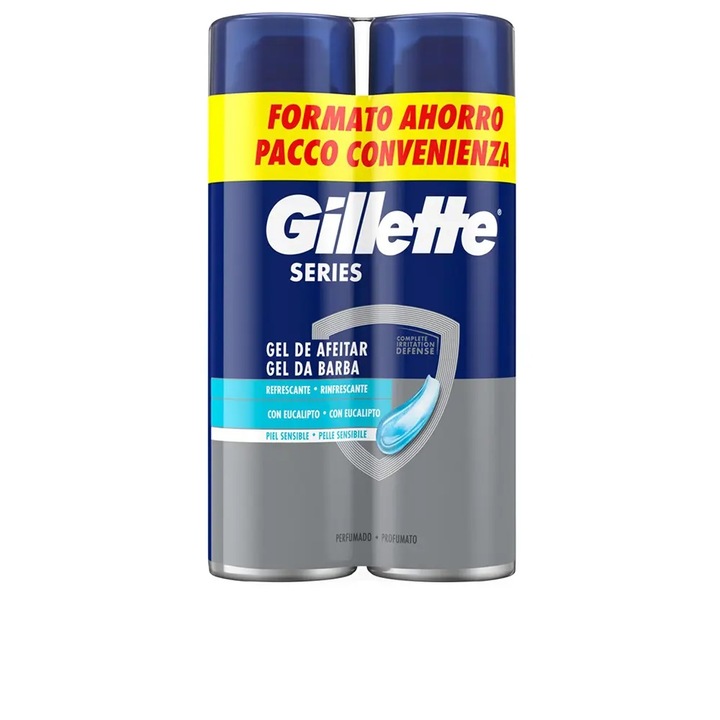 Set Gel de ras pentru barbati Gillette SKINCARE LABS 2 x 200 ml