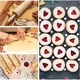 Set 9 Forme 4, 8cm pentru Prajituri sau Biscuiti cu insertie personaj sau silueta personaje magice, Otel Inoxidabil neaderent