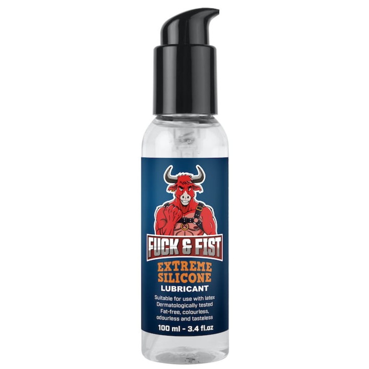 Fuck & Fist Extreme szilikon síkosító 100ml, szilikon alapú, sima állagú, óvszerrel kompatibilis
