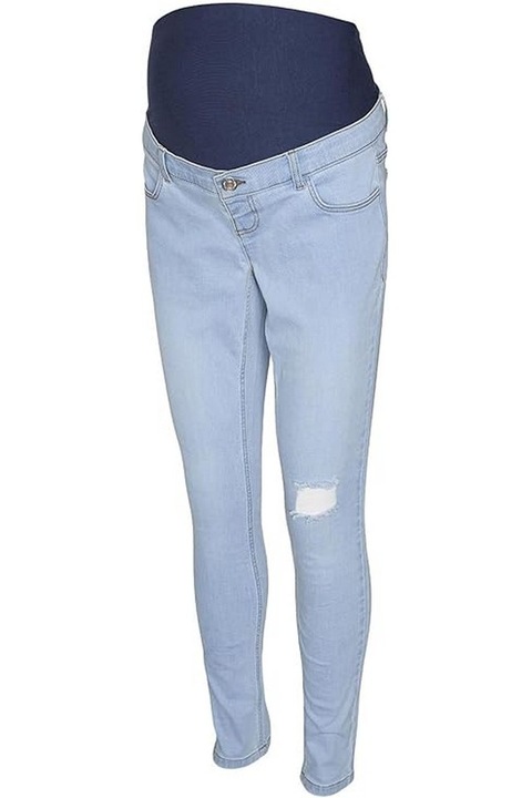 Blugi Skinny Fit pentru gravide, albastru deschis, marime S, VBFOFBV