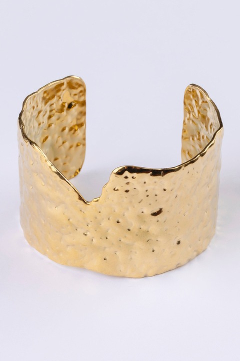 Marc Malone, Bratara uni de otel inoxidabil placat cu aur de 18K, Auriu