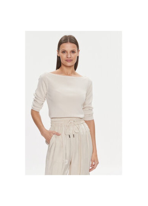 Pulover dama United Colors Of Benetton, 1091D1M09, Bumbac, Bej, Bej