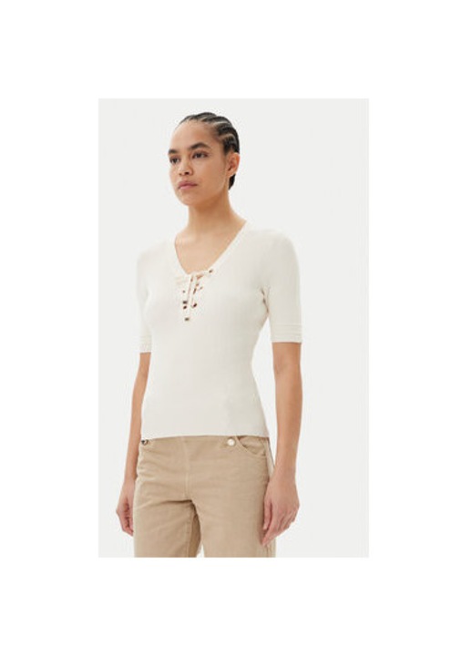 Pulover dama Morgan, 251-MFEMI, Viscoza/Poliamida, Bej, Bej