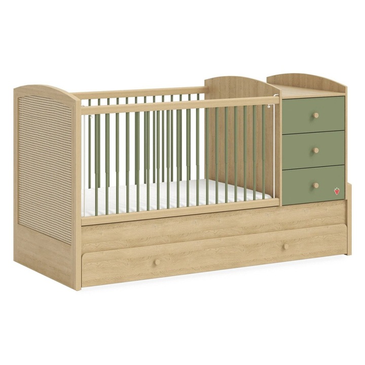 Patut tranformabil pentru bebelus si copii, Colectia LOOF Baby 80 x 180 cm