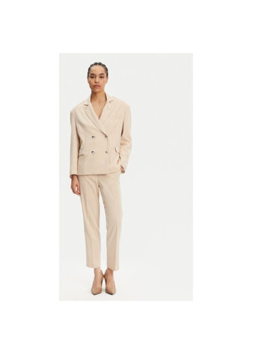 Sacou dama Maryley, 25EB288/21BE, Poliester/Viscoza, Bej, Bej