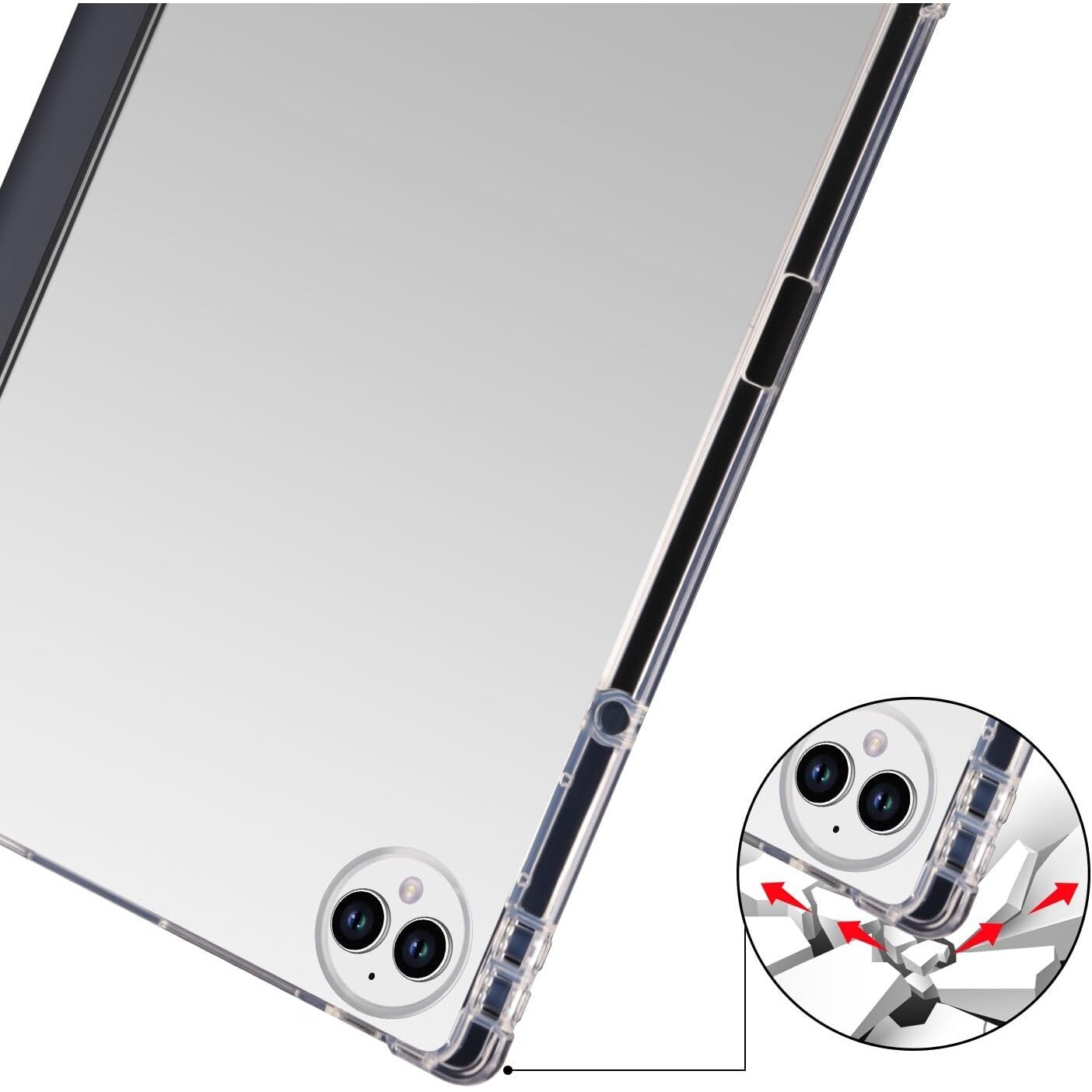 Husa de protectie tableta Omelivon pentru Huawei MatePad Pro 13.2", cu protectie automata de somn, Negru