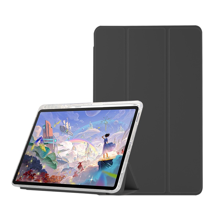 Husa de protectie tableta Omelivon pentru Huawei MatePad Pro 13.2", cu protectie automata de somn, Negru