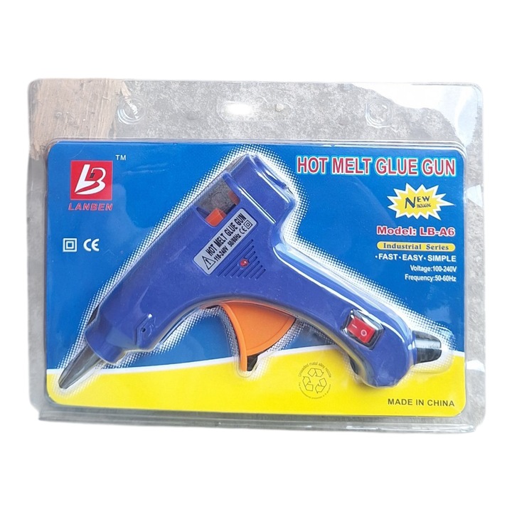 Pistol Electric Pentru Bara Silicon, 13cm, Albastru, Vision XXI
