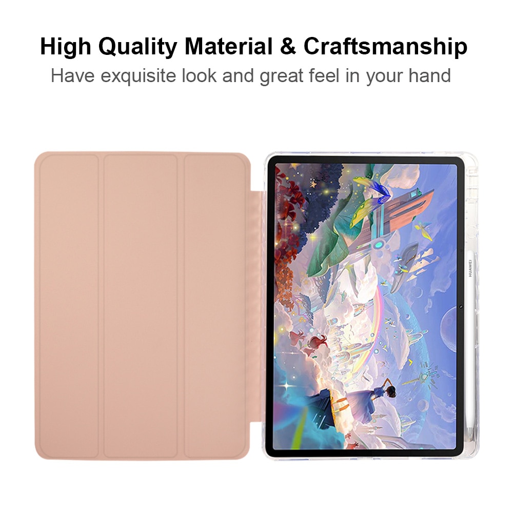 Husa de protectie tableta pentru Huawei MatePad Pro 13.2", cu protectie automata de somn, Roz