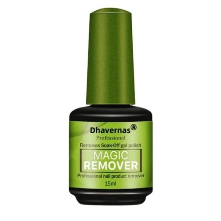 Solutie Magic Gel Remover, pentru Indepartarea Gelului sau Ojei Semipermanente, 15 ml