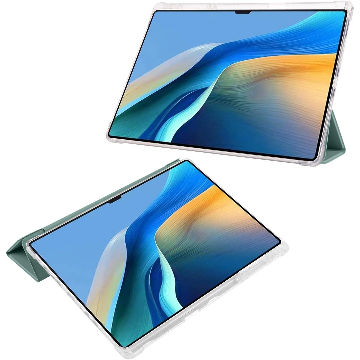 Husa de protectie tableta pentru Huawei MatePad Pro 13.2", cu protectie automata de somn, Verde inchis