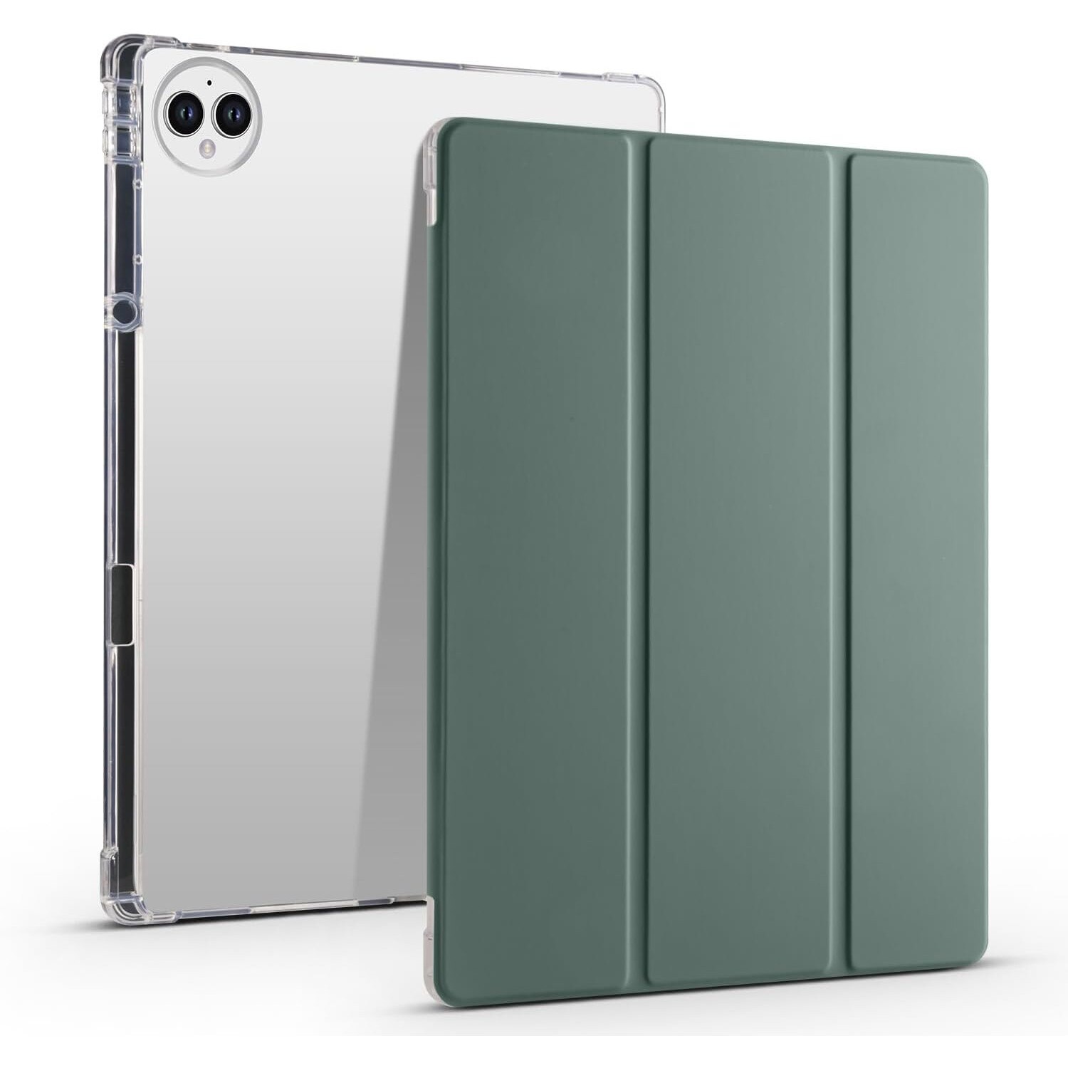 Husa de protectie tableta pentru Huawei MatePad Pro 13.2", cu protectie automata de somn, Verde inchis