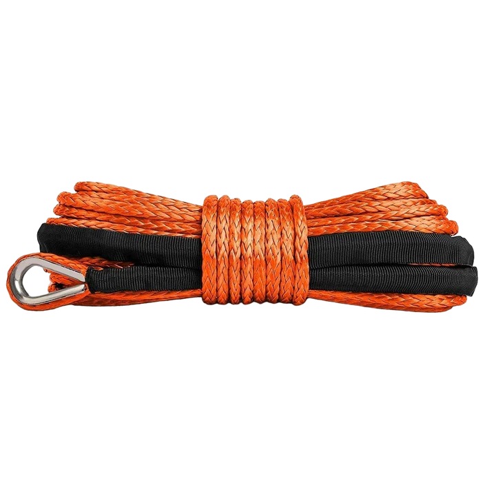 Sufă troliu The Beast, 15m x 6mm, portocalie