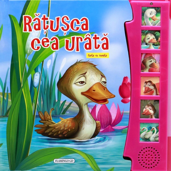 Ratusca cea urata. Carte cu sunete - Flamingo