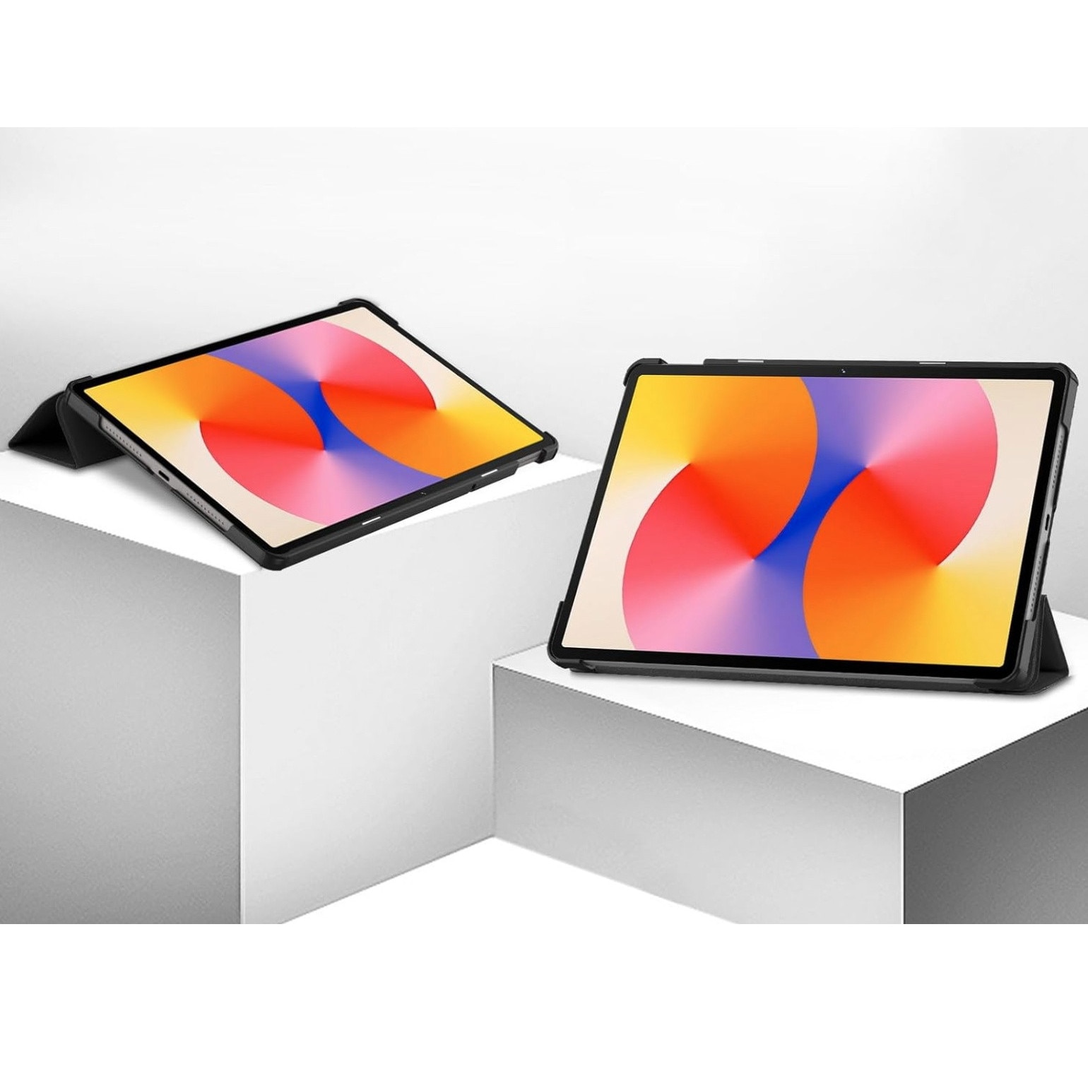 Husa EtuiTab compatibila cu Huawei MatePad SE 11", protecție, suport, negru, 11 inchi